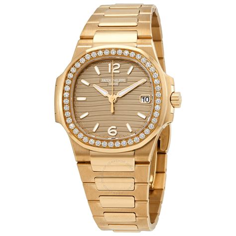 gold patek philippe women's watch|patek philippe gold watch women.